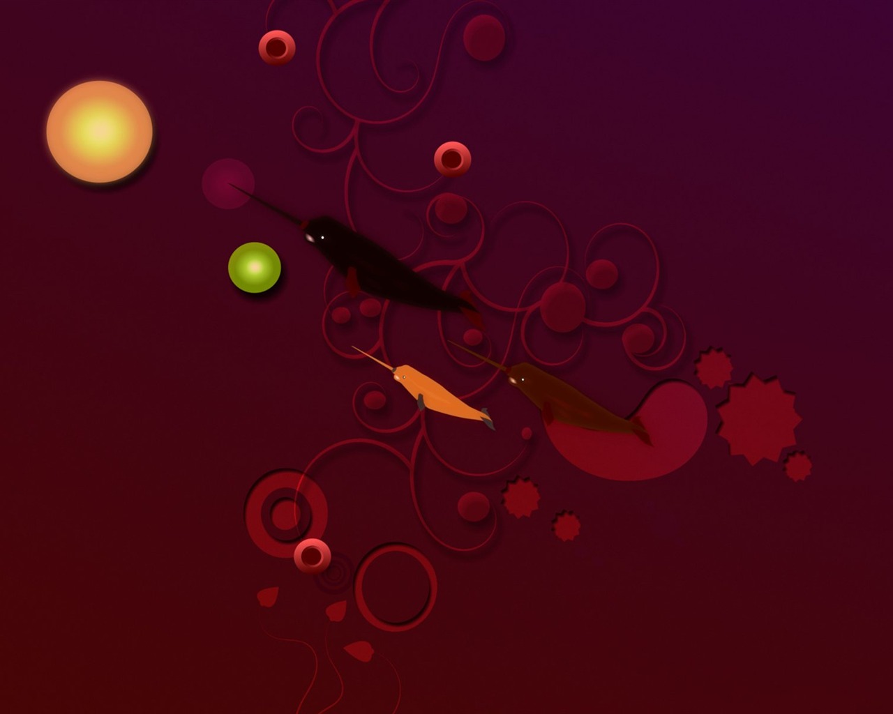 Ubuntu 系統 官方壁紙(二) #12 - 1280x1024
