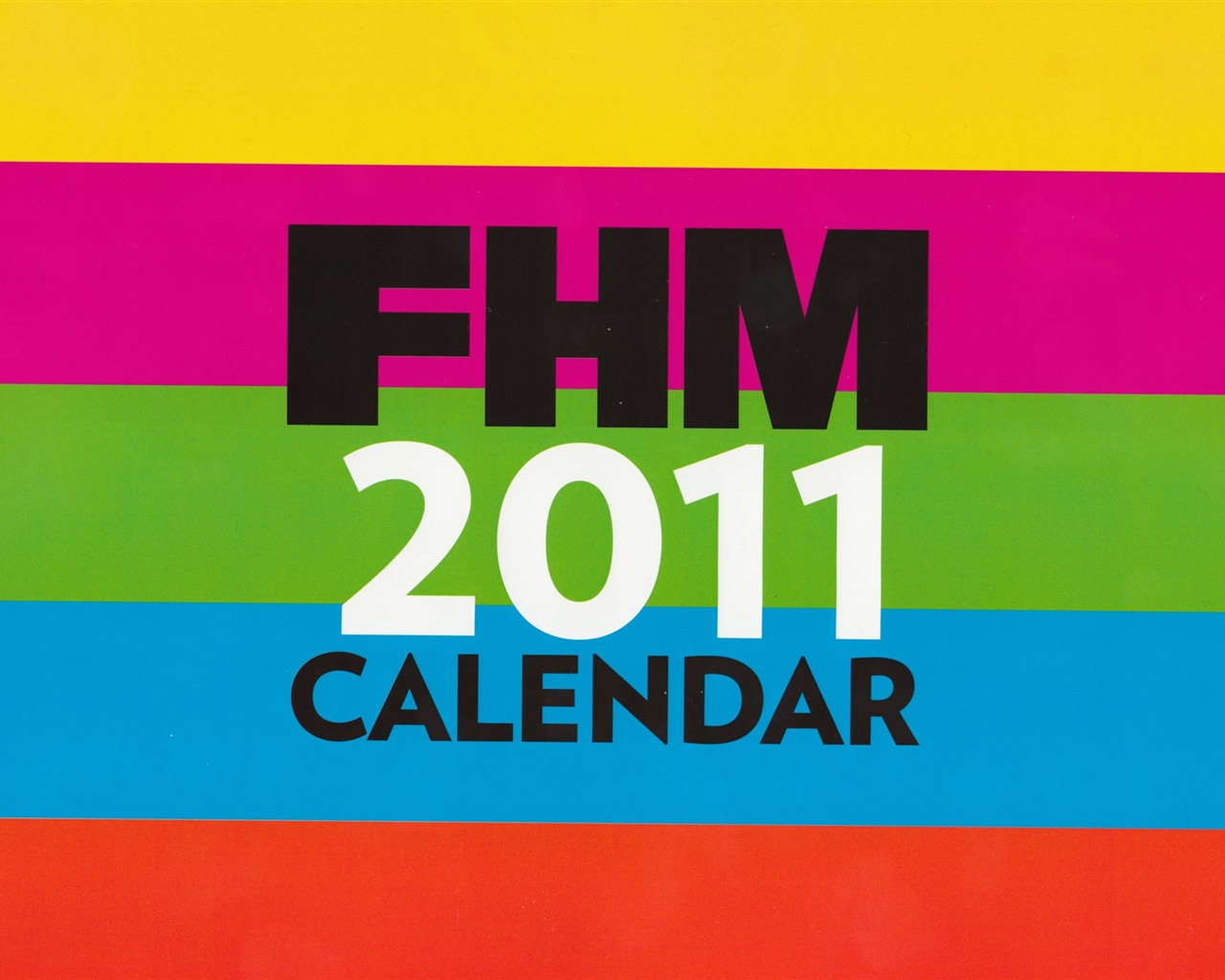 FHM Kalendář 2011 tapety herečka (2) #13 - 1280x1024