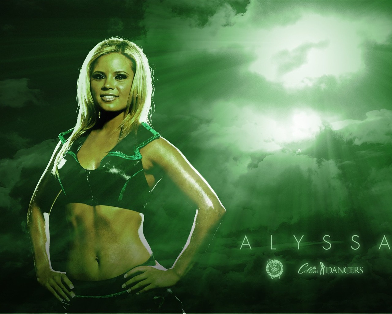 NBA 2010-11 season, the Celtics cheerleaders wallpaper #3 - 1280x1024