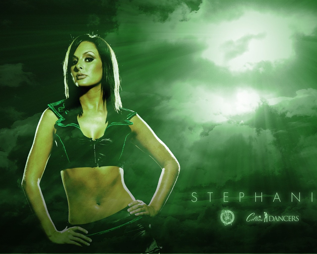 NBA Saison 2010-11, die Celtics Cheerleader Tapete #18 - 1280x1024