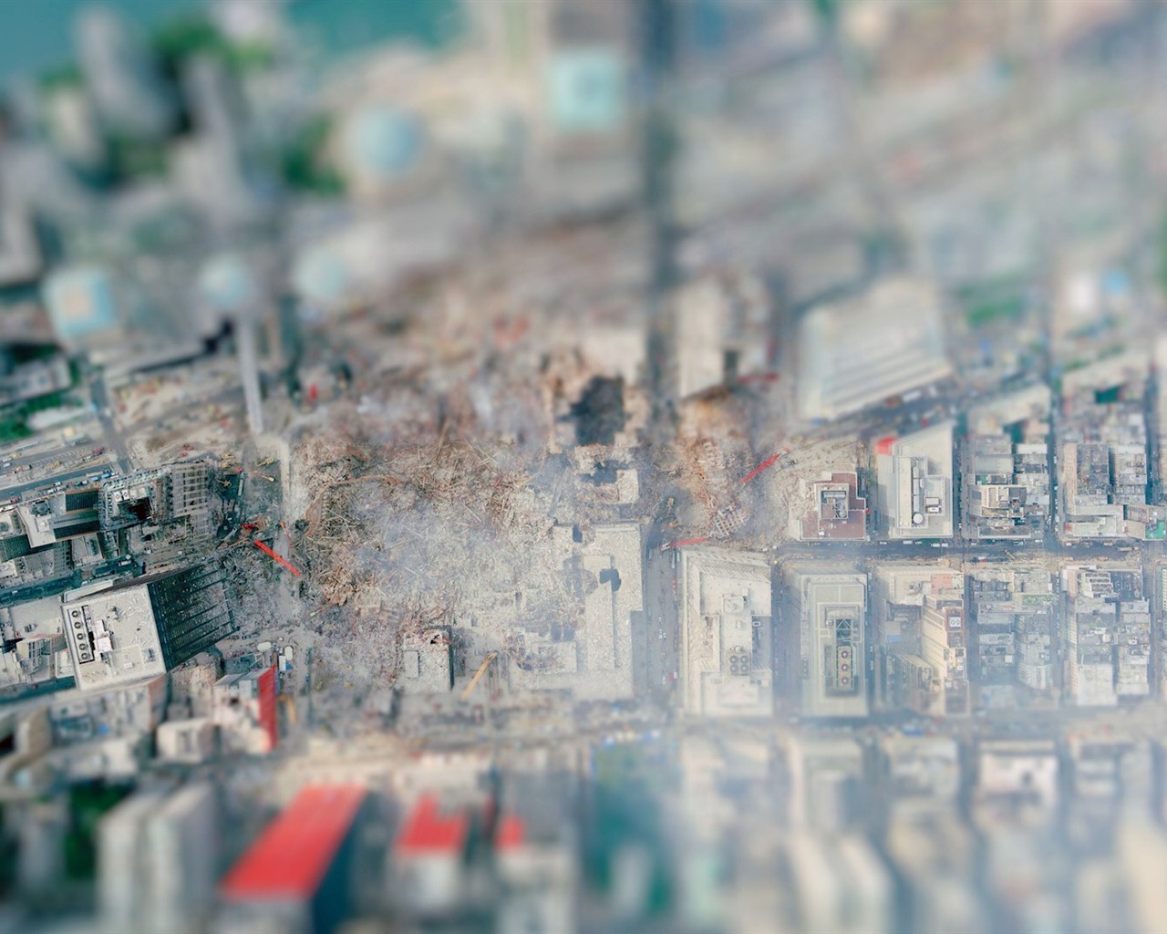 以真亂假 移軸攝影 微縮景觀壁紙(一) #15 - 1280x1024