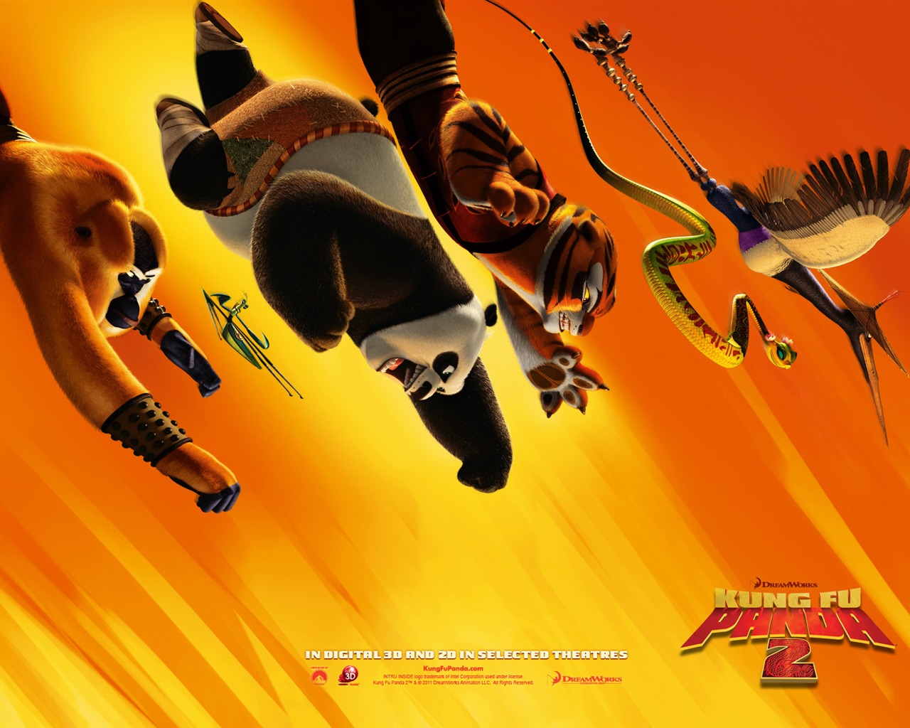 Kung Fu Panda 2 HD tapety na plochu #6 - 1280x1024