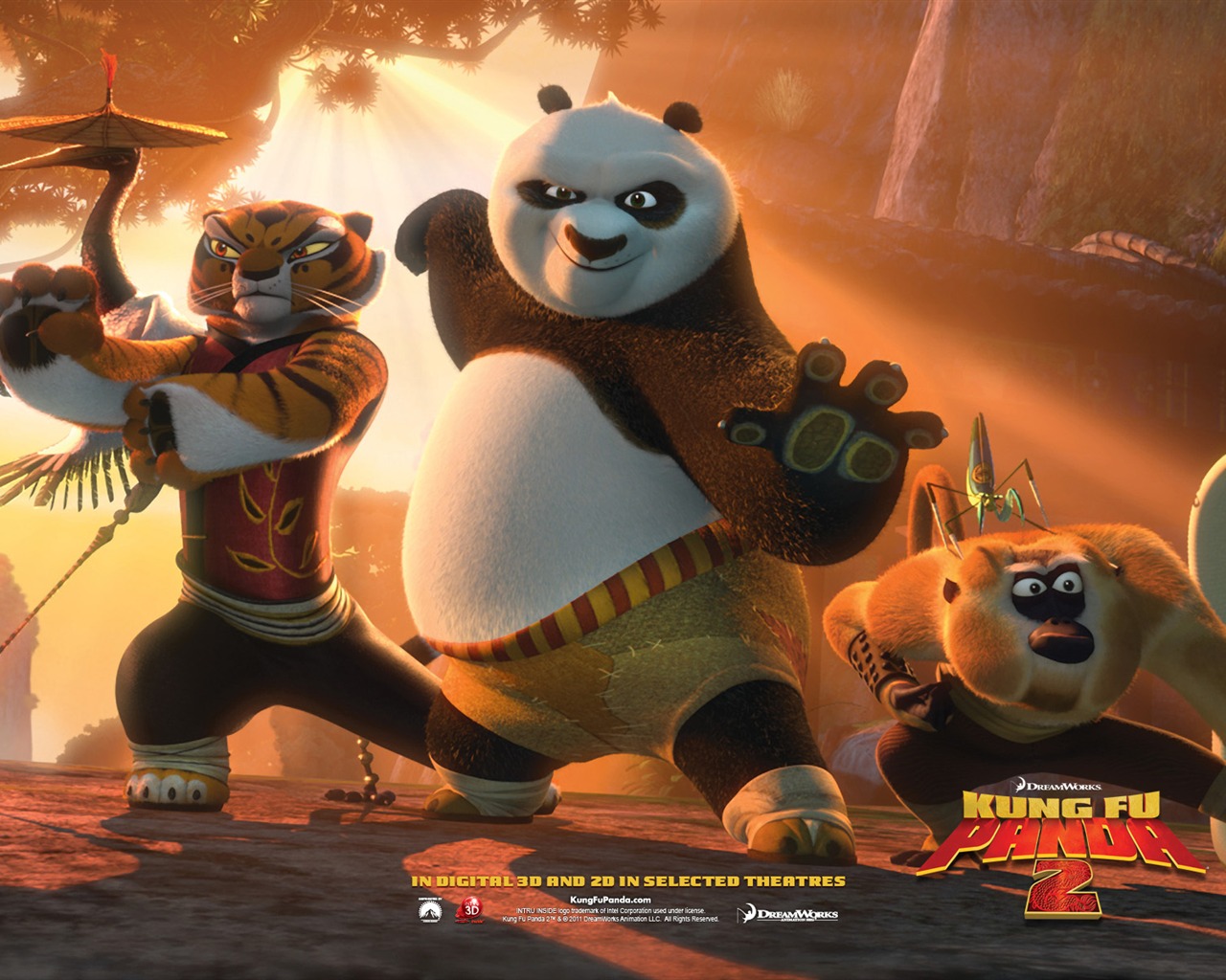 Kung Fu Panda 2 HD wallpapers #7 - 1280x1024