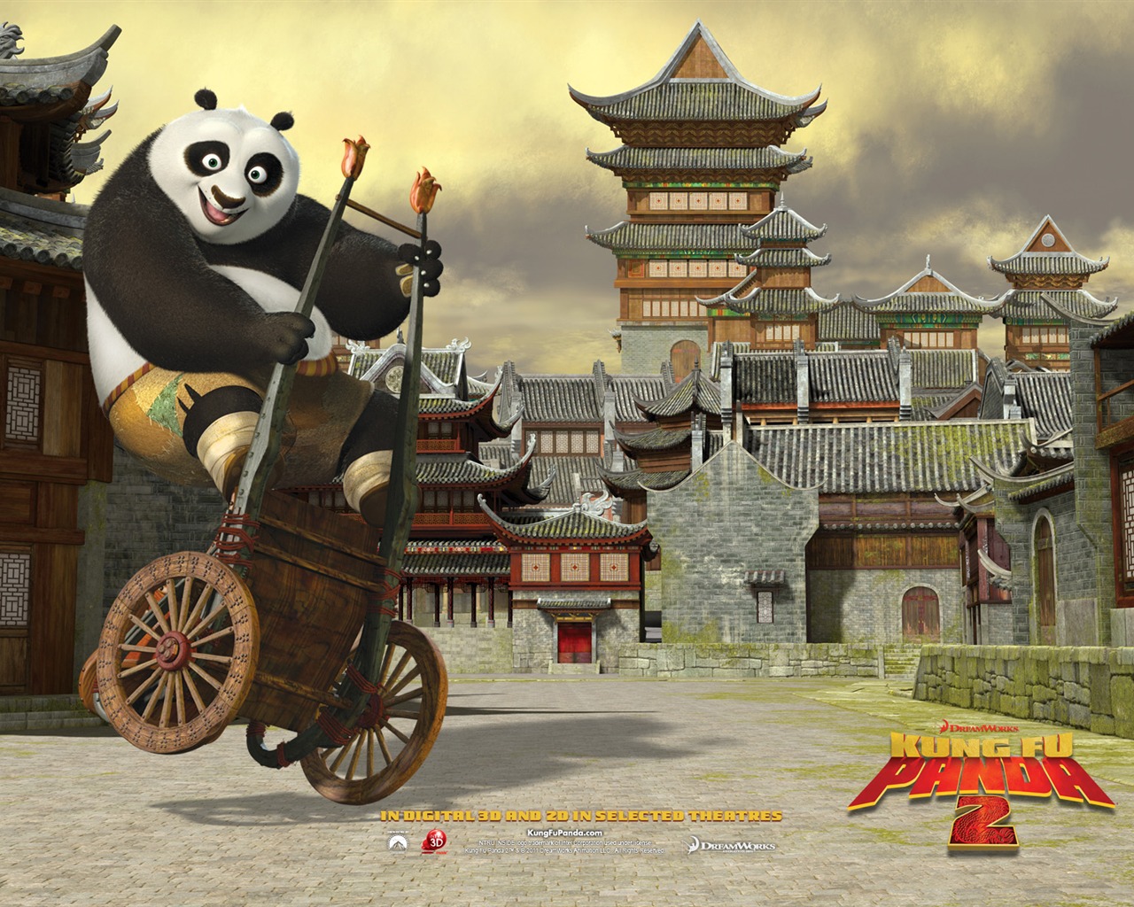 Kung Fu Panda 2 HD tapety na plochu #8 - 1280x1024