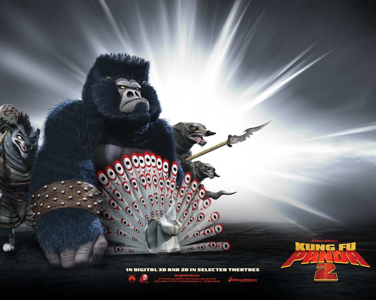 Kung Fu Panda 2 HD tapety na plochu #9 - 1280x1024