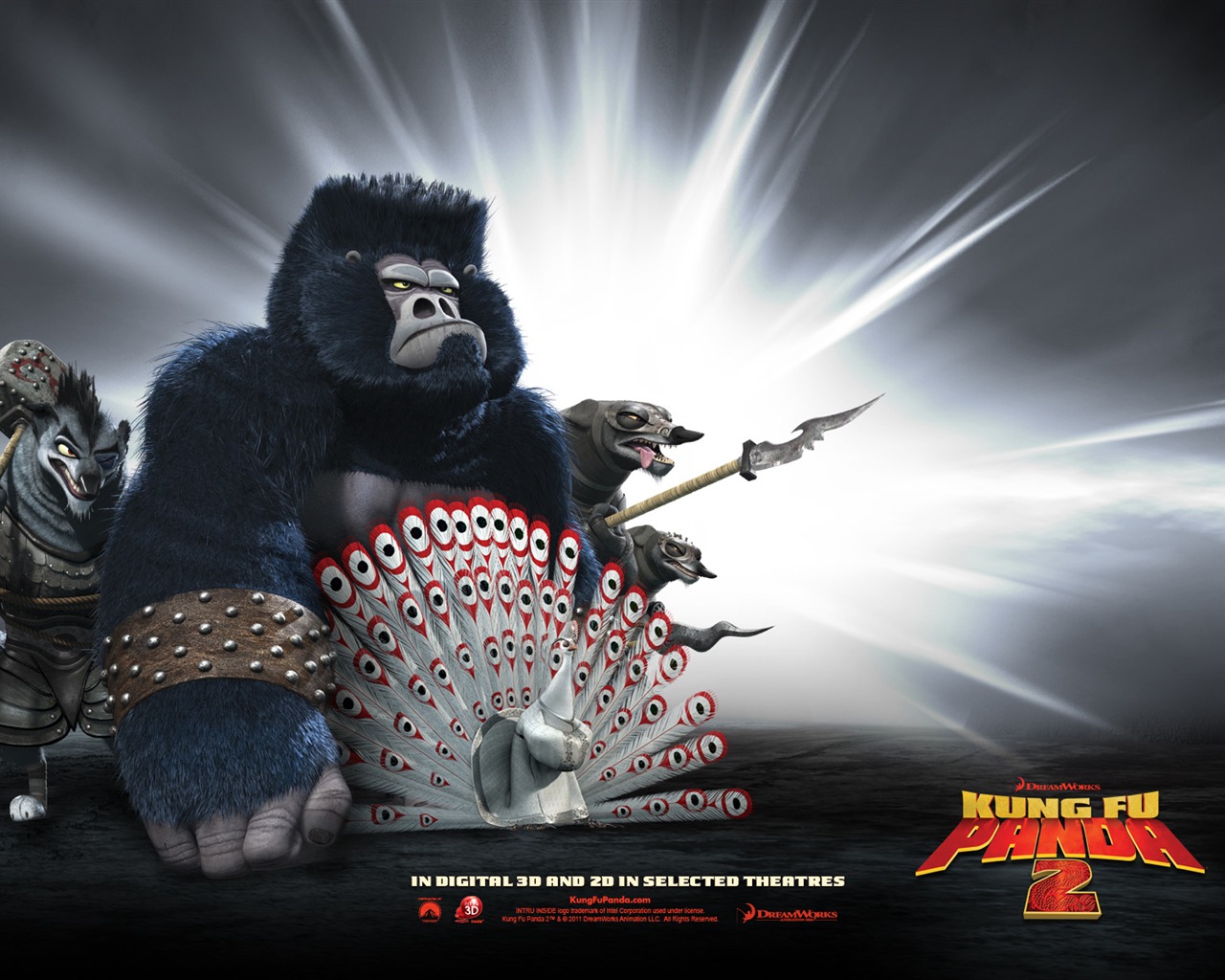 Kung Fu Panda 2 HD wallpapers #9 - 1280x1024