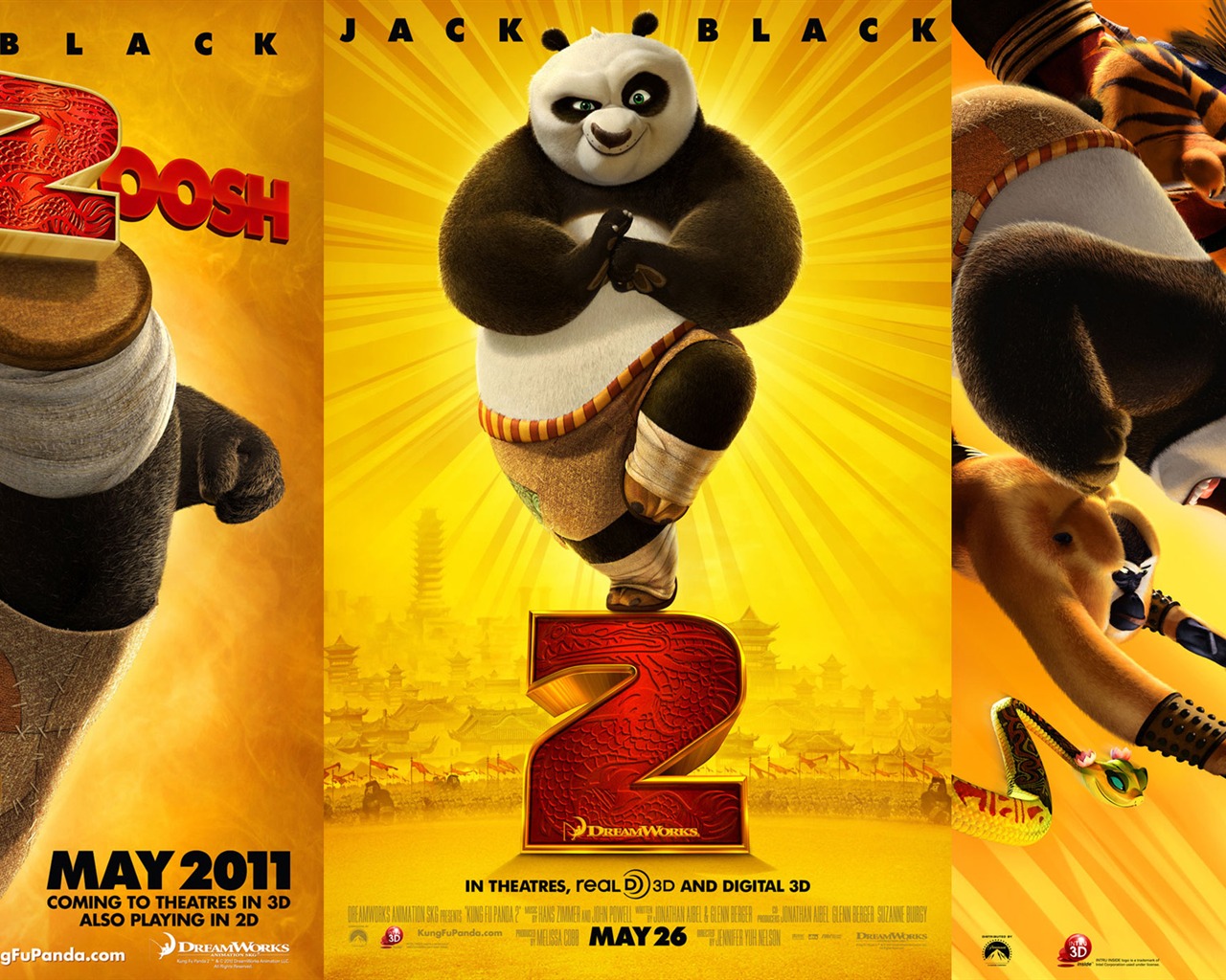 Kung Fu Panda 2 功夫熊貓2 高清壁紙 #12 - 1280x1024