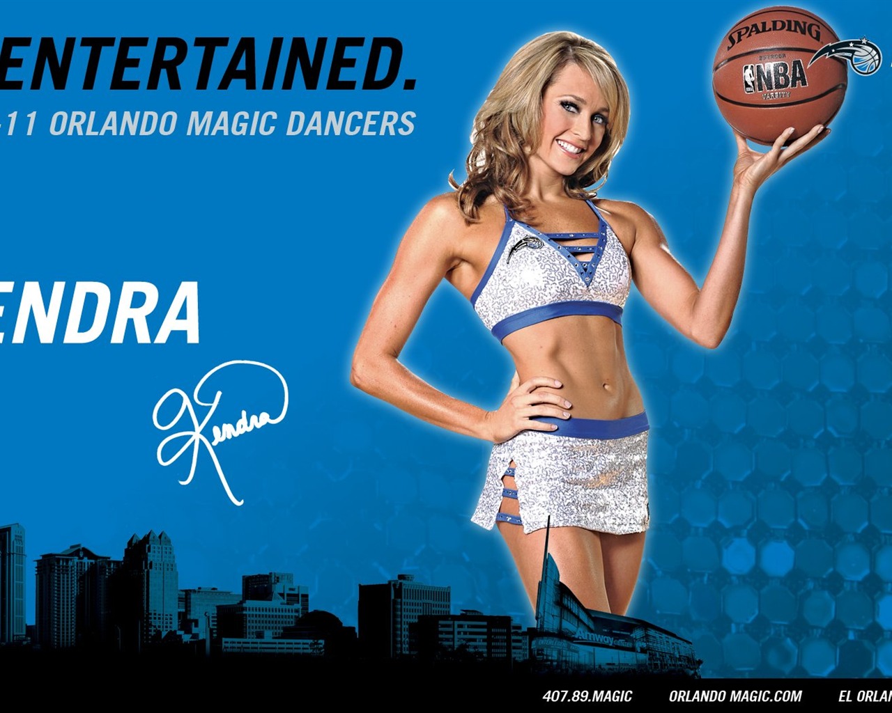 NBA 2010-11 season, the Magic cheerleaders wallpaper #1 - 1280x1024