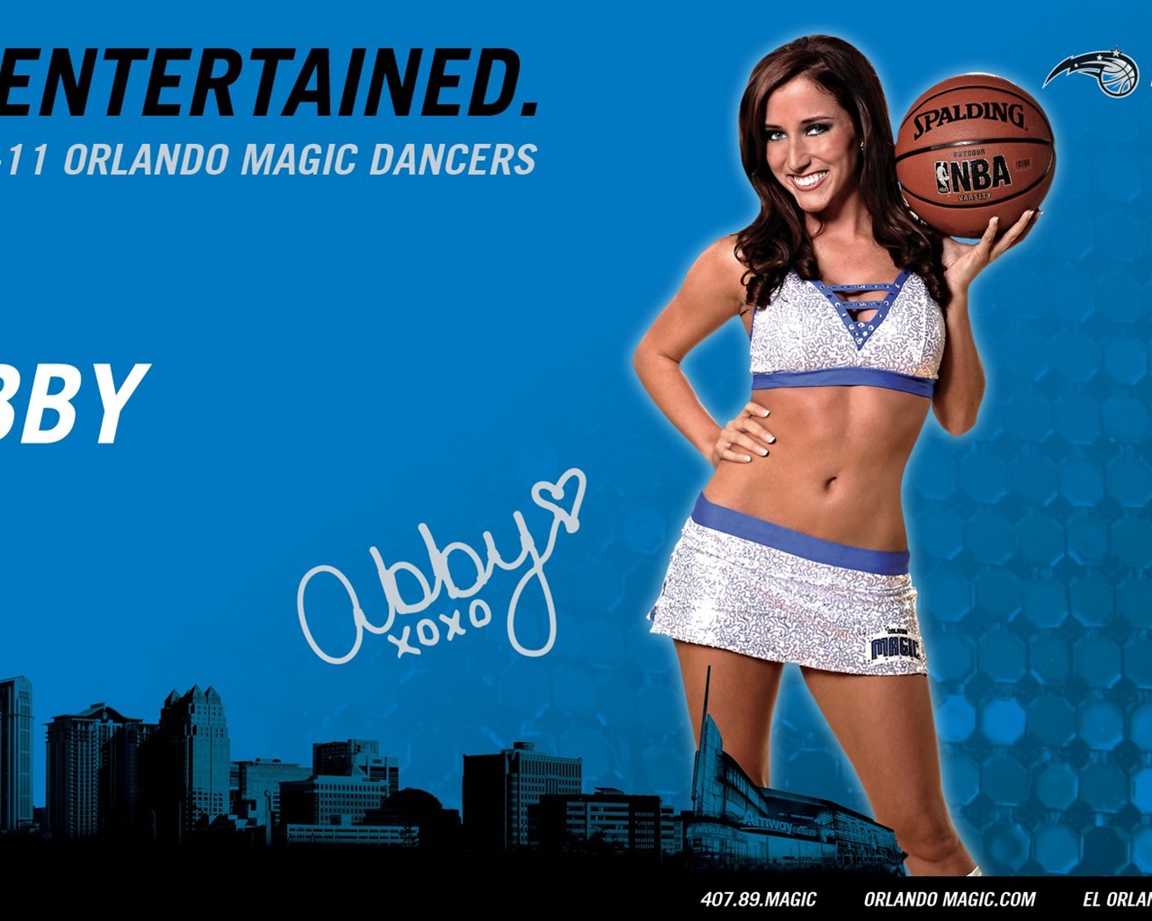 NBA Saison 2010-11, die Magic Cheerleader Tapete #2 - 1280x1024