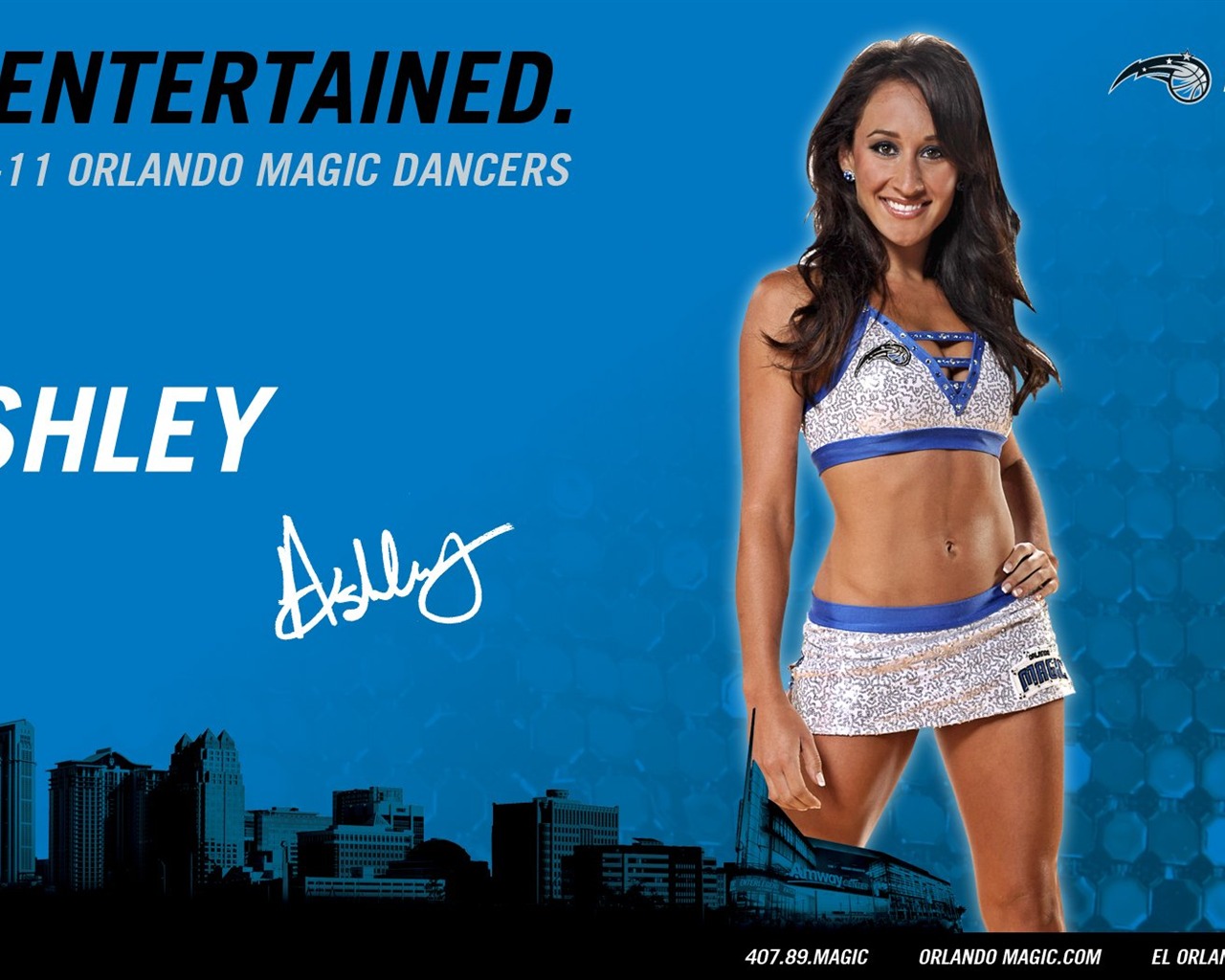 NBA 2010-11 season, the Magic cheerleaders wallpaper #3 - 1280x1024