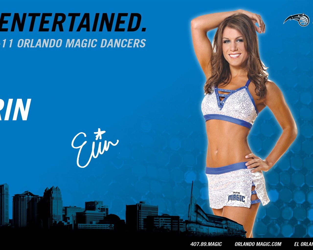 NBA 2010-11 season, the Magic cheerleaders wallpaper #6 - 1280x1024