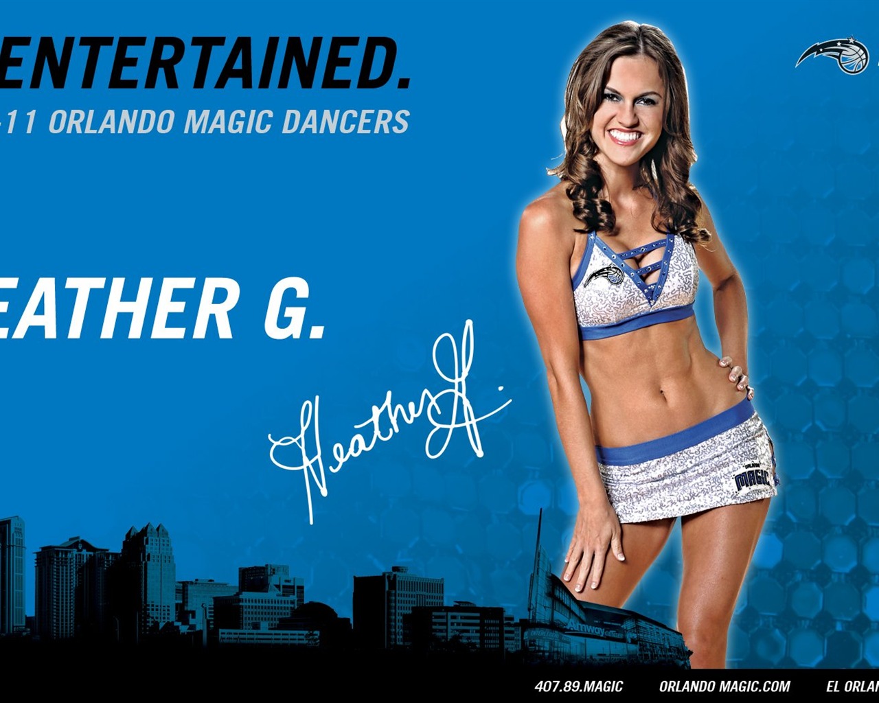 NBA Saison 2010-11, die Magic Cheerleader Tapete #7 - 1280x1024