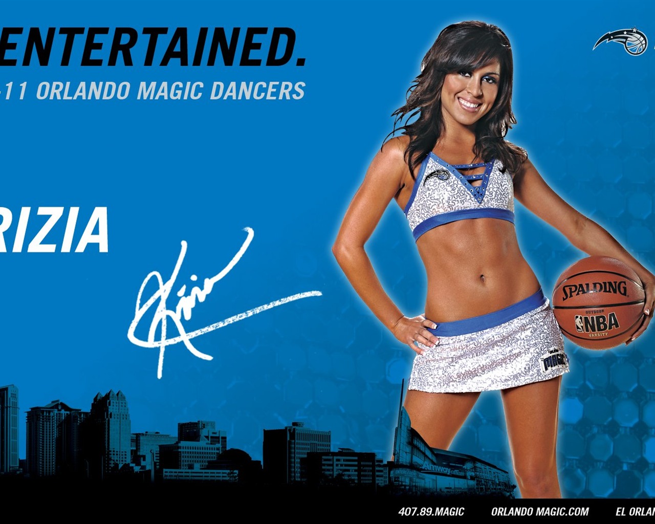 NBA Saison 2010-11, die Magic Cheerleader Tapete #12 - 1280x1024