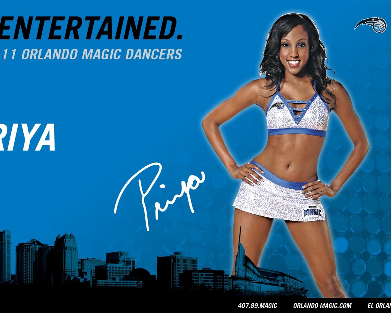 NBA 2010-11 season, the Magic cheerleaders wallpaper #15 - 1280x1024