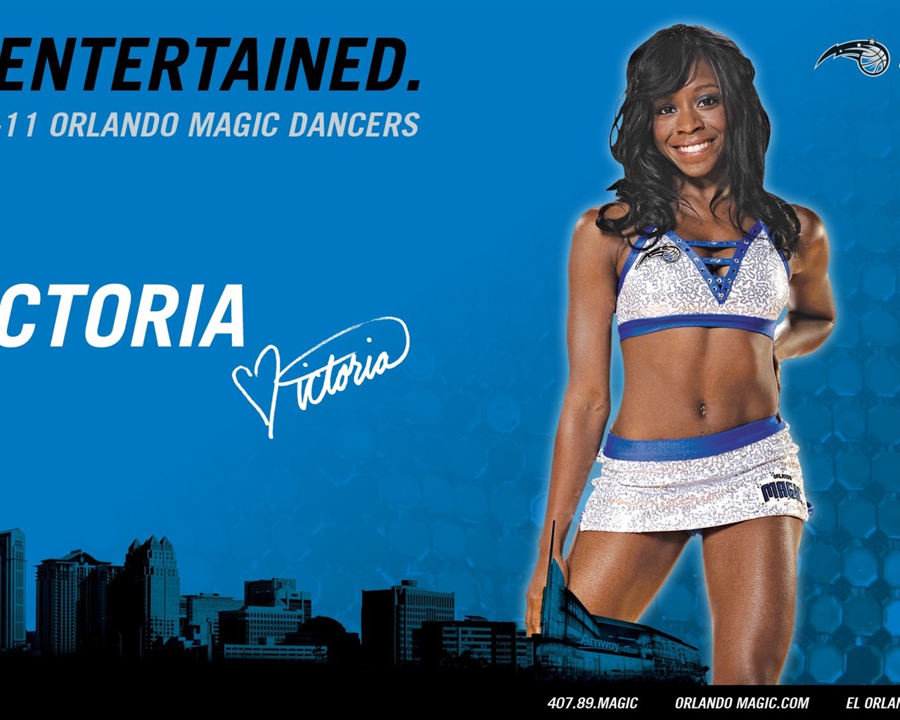 NBA 2010-11 season, the Magic cheerleaders wallpaper #19 - 1280x1024