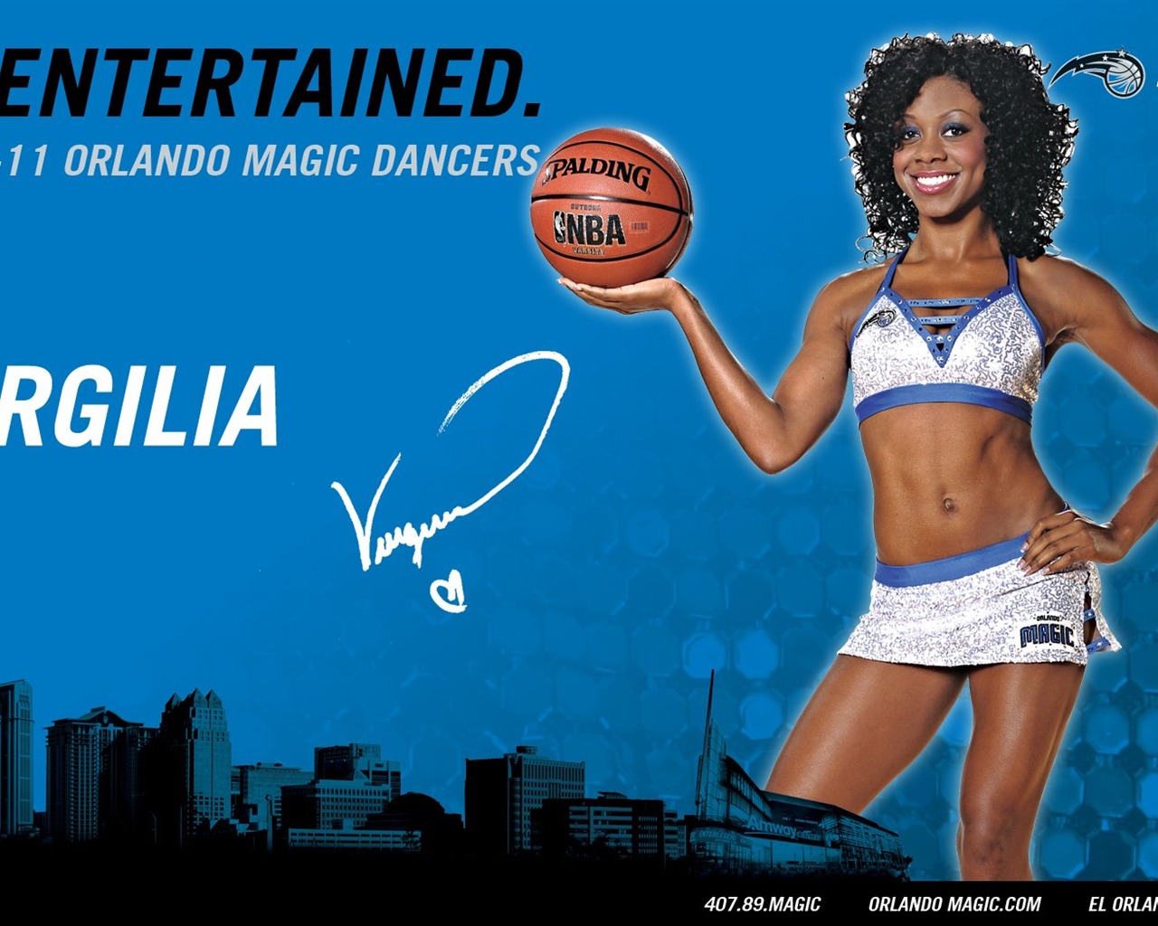 NBA 2010-11 season, the Magic cheerleaders wallpaper #20 - 1280x1024