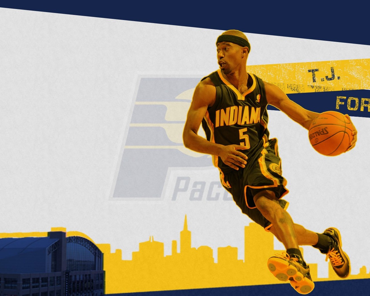 NBA 2010-11賽季 印第安納步行者隊 壁紙 #5 - 1280x1024