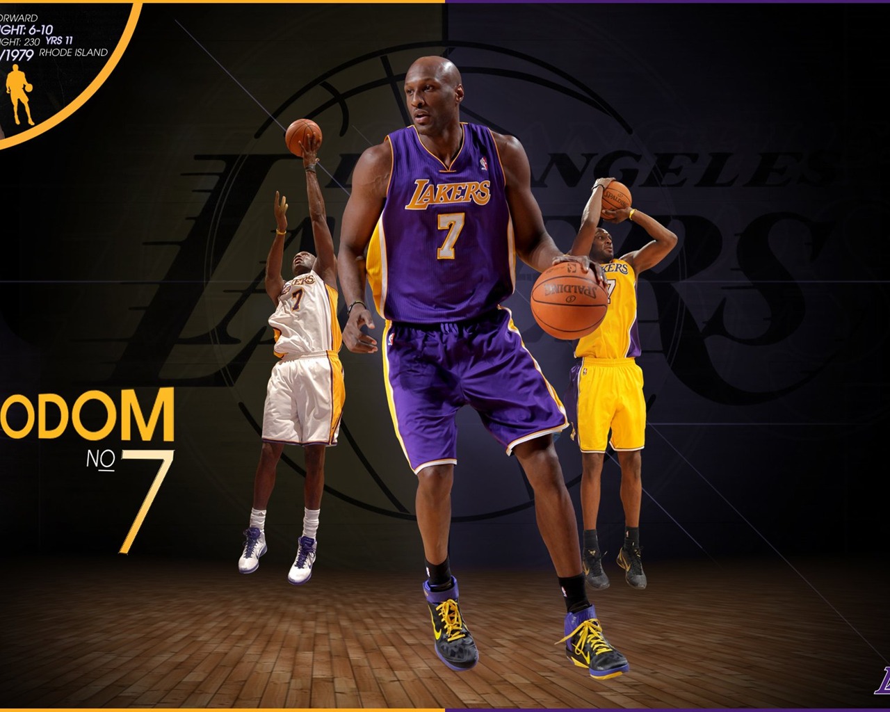 NBA 2010-11 temporada, Los Angeles Lakers Fondo de Pantalla #7 - 1280x1024