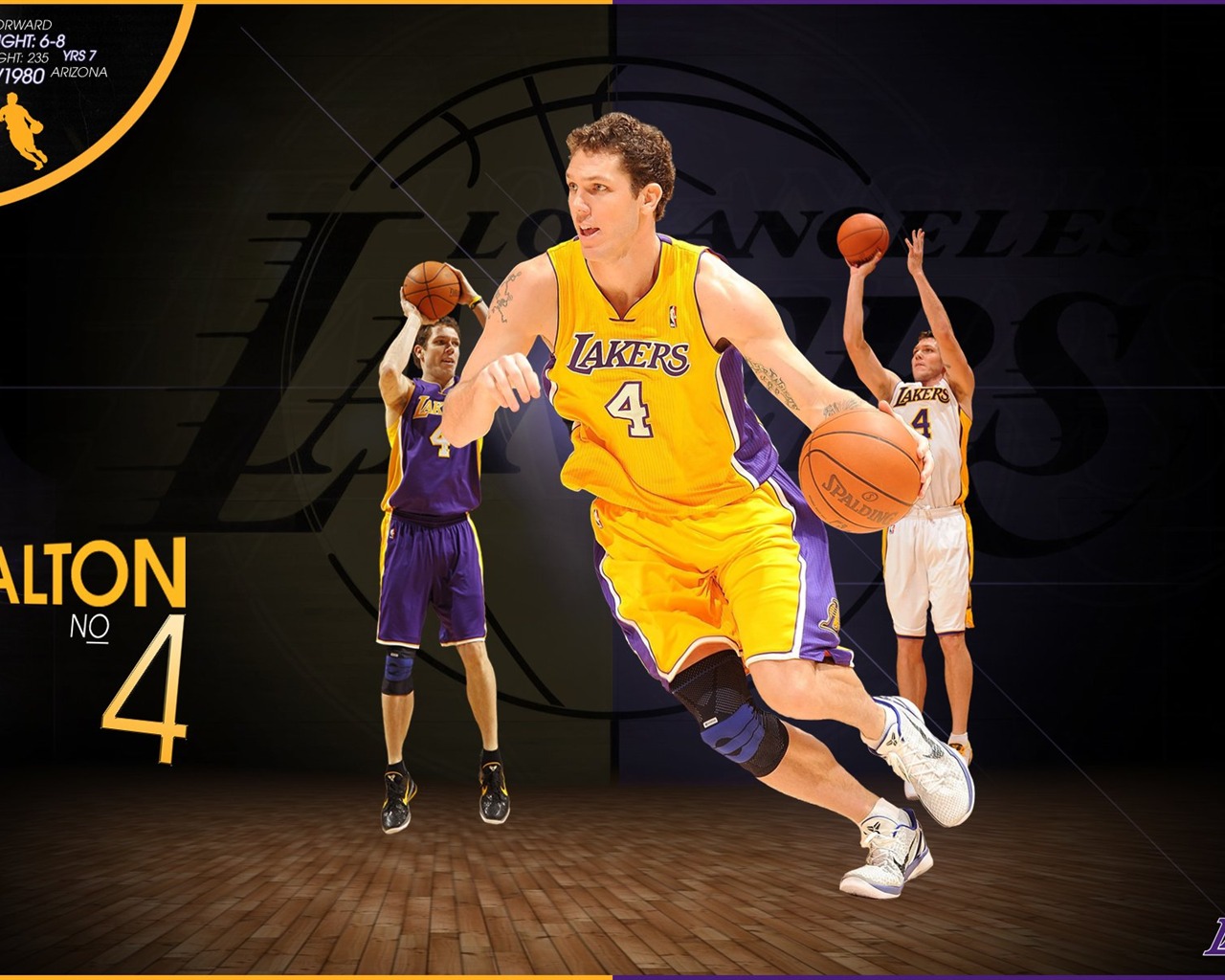 NBA 2010-11 temporada, Los Angeles Lakers Fondo de Pantalla #8 - 1280x1024