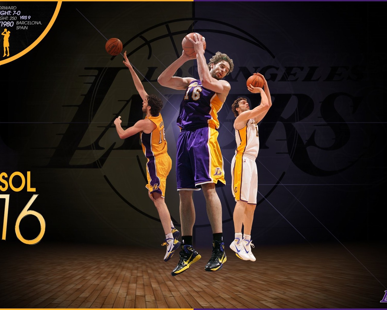 NBA 2010-11 období, Los Angeles Lakers na plochu #10 - 1280x1024
