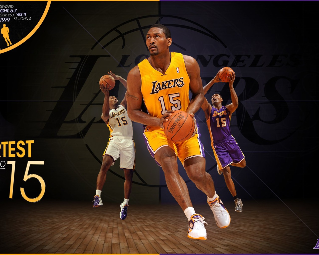 NBA 2010-11 시즌, 로스 앤젤레스 레이커스 배경 화면 #11 - 1280x1024