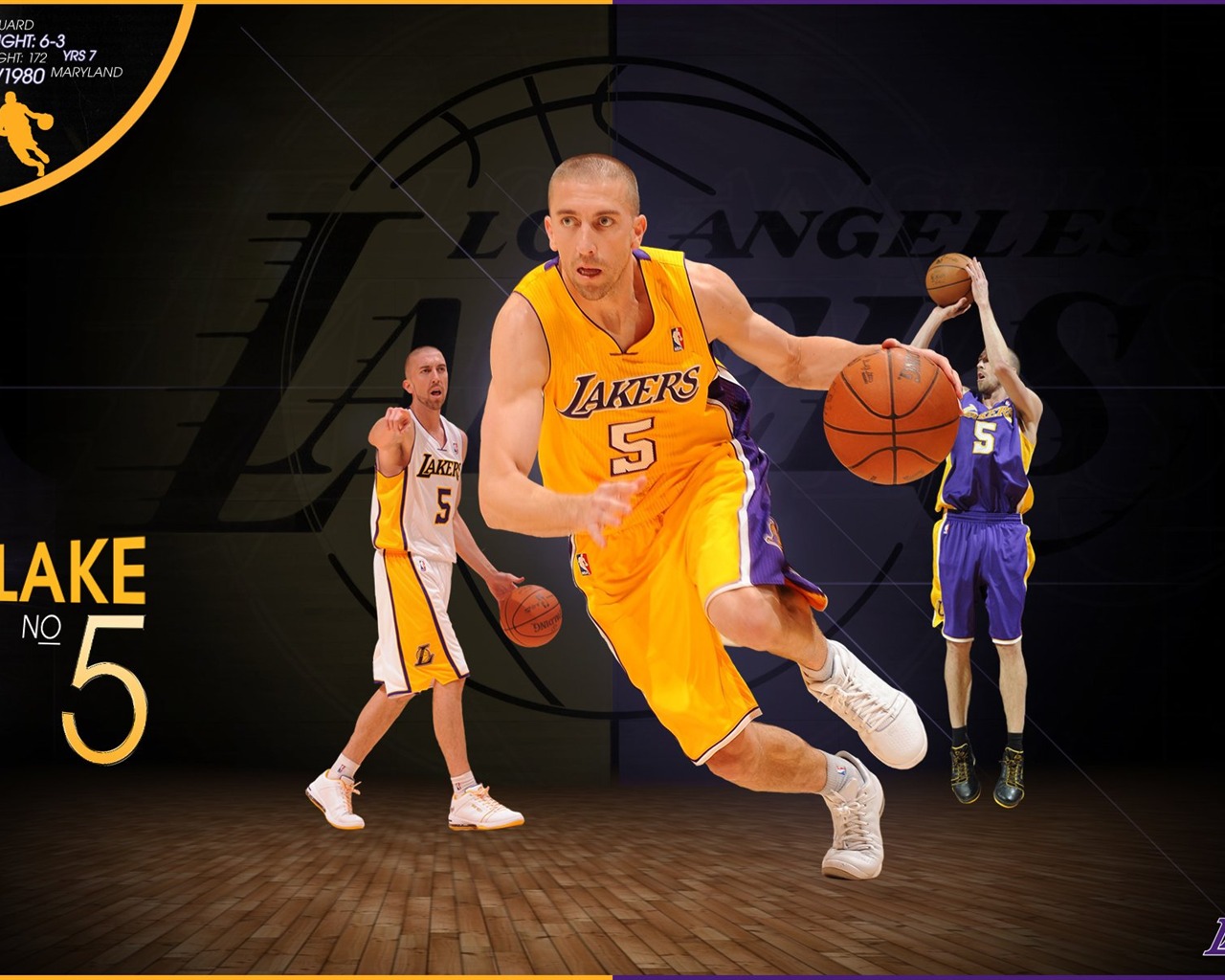 NBA 2010-11 시즌, 로스 앤젤레스 레이커스 배경 화면 #13 - 1280x1024