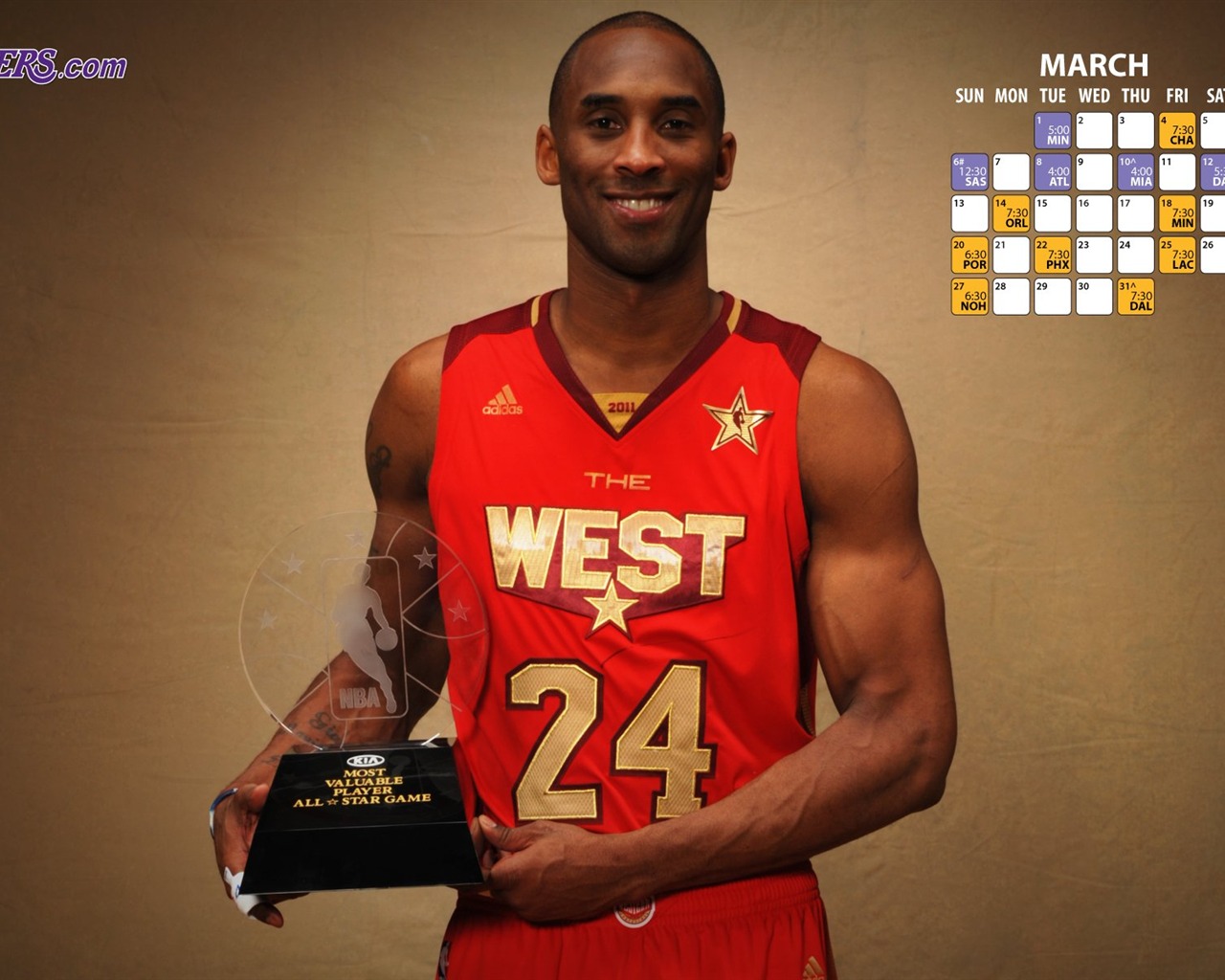 NBA Saison 2010-11, die Los Angeles Lakers Hintergründe #18 - 1280x1024