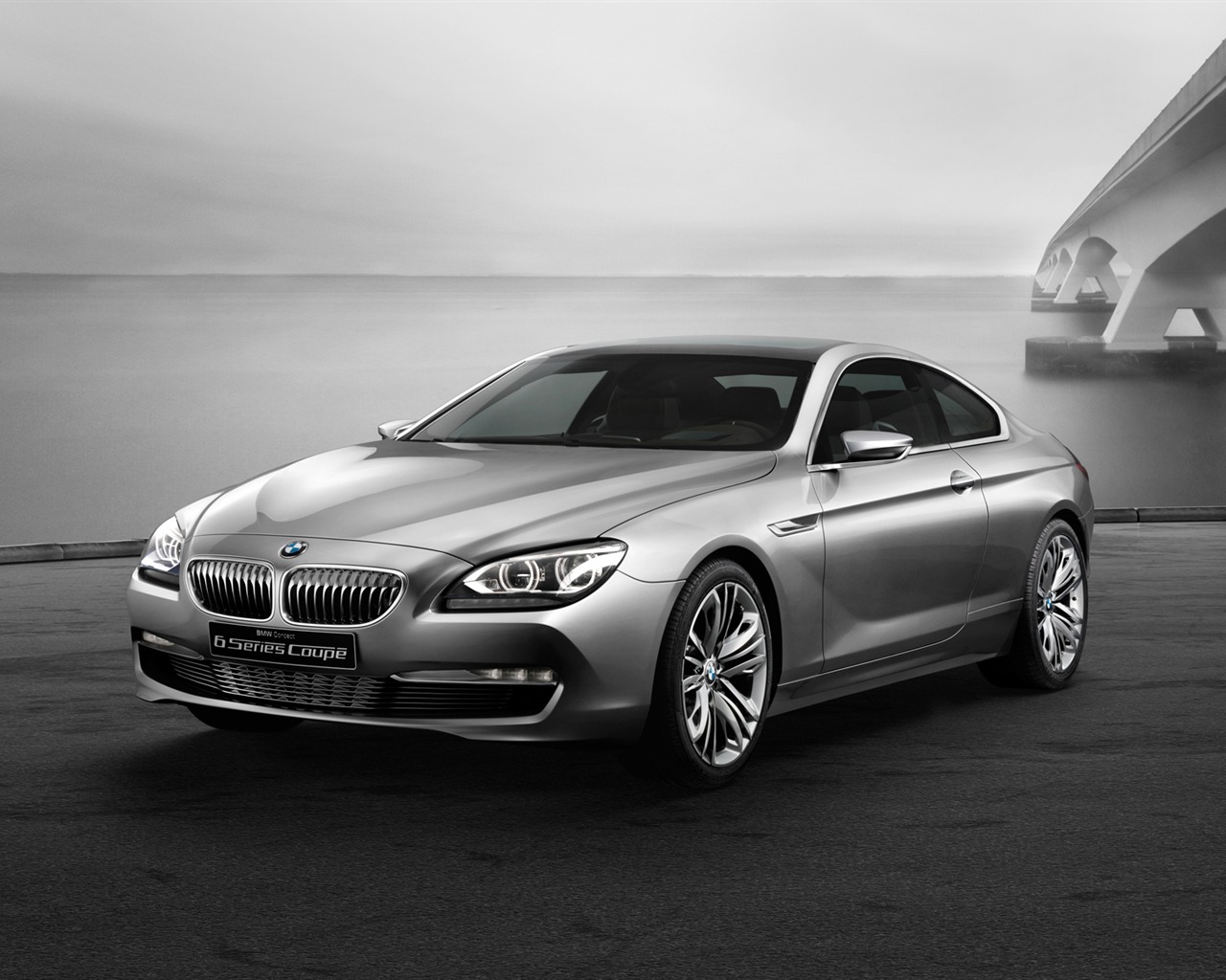 Concept Car BMW 6-Series Coupe - 2010 宝马1 - 1280x1024