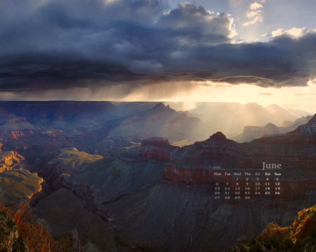 June 2011 Calendar Wallpaper (1) #7 - 1280x1024