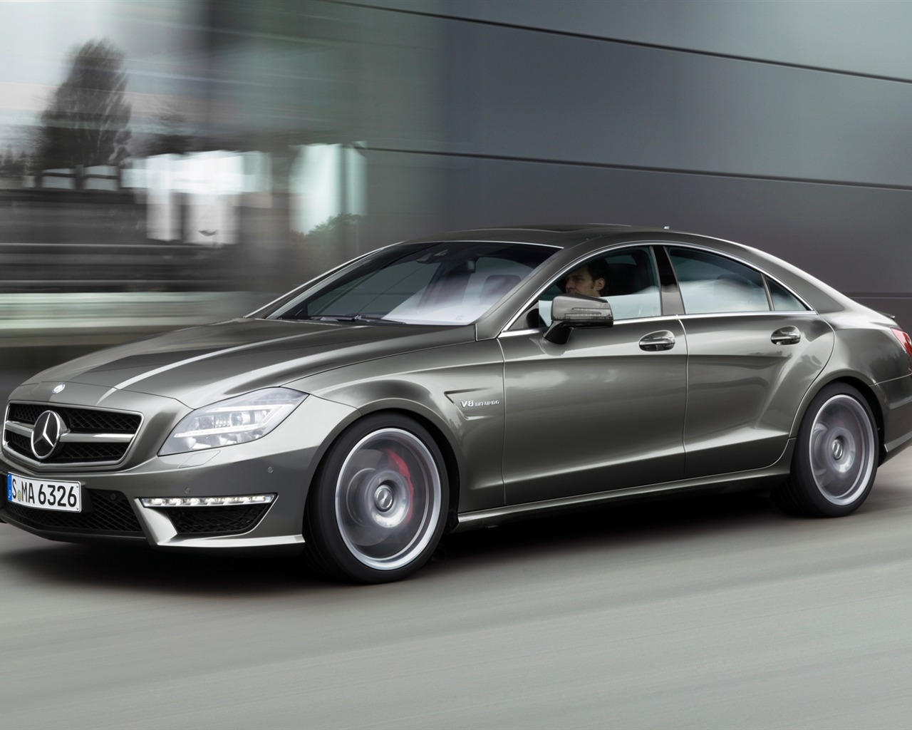 メルセデスベンツCLS63 AMGの-2010のHDの壁紙 #1 - 1280x1024