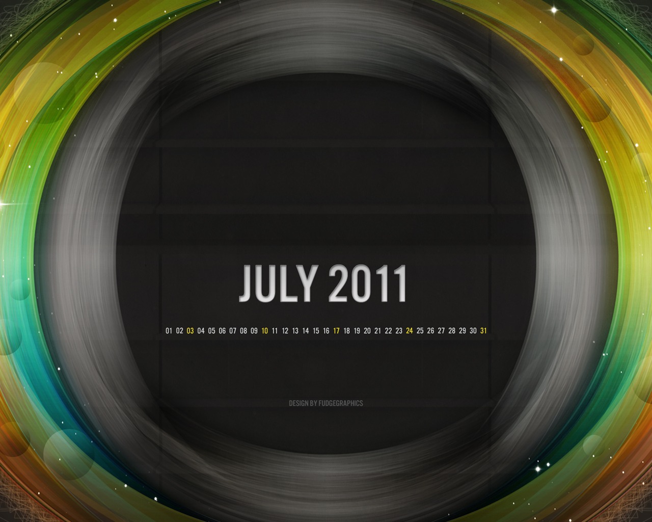 2011年7月カレンダー壁紙（2） #14 - 1280x1024