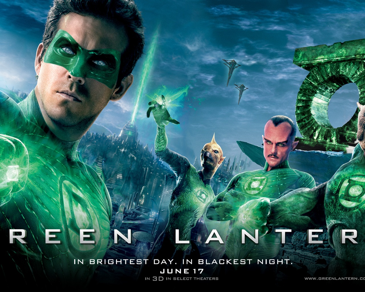 2011 Green Lantern 綠燈俠 高清壁紙 #1 - 1280x1024