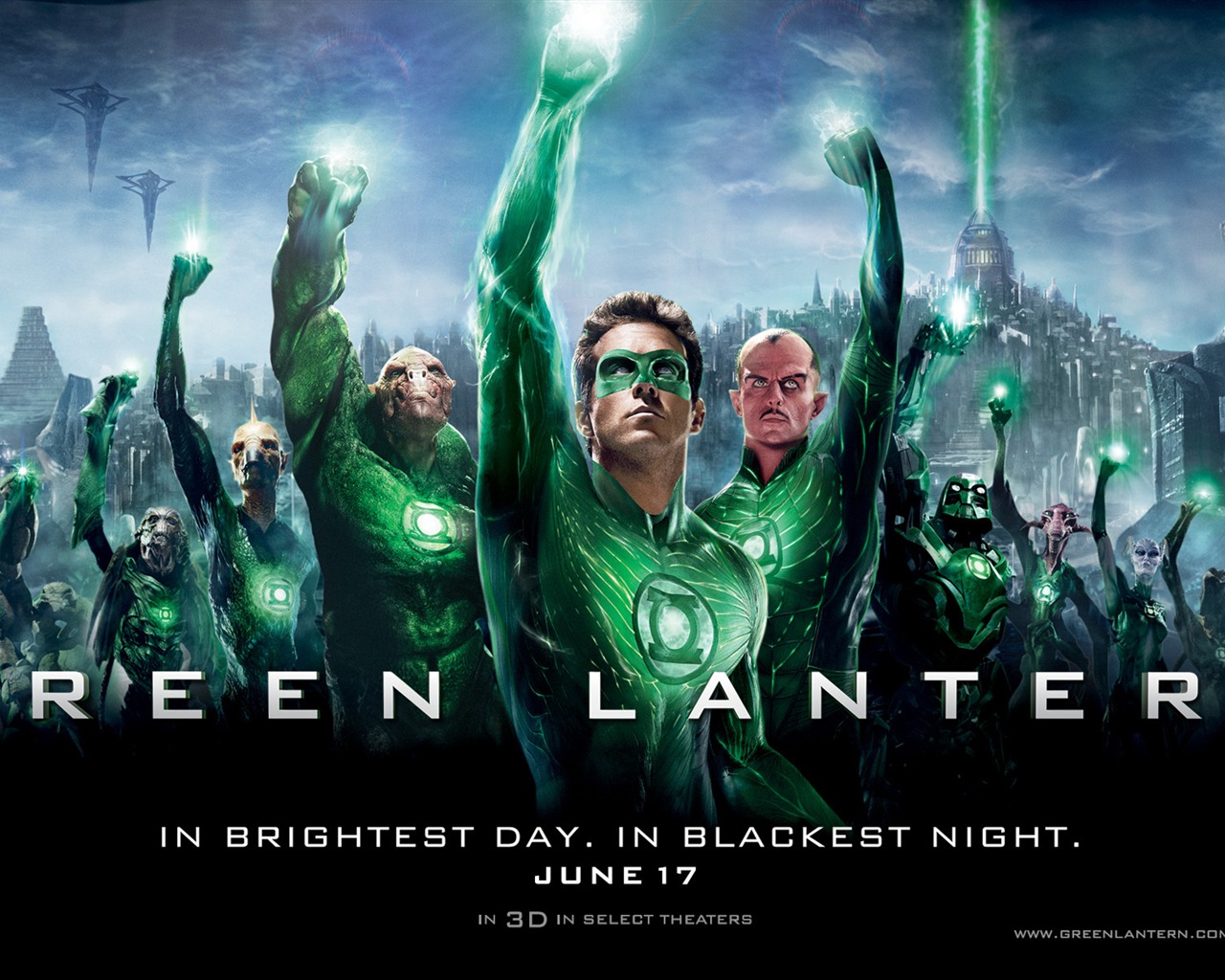 2011 Green Lantern 綠燈俠 高清壁紙 #7 - 1280x1024