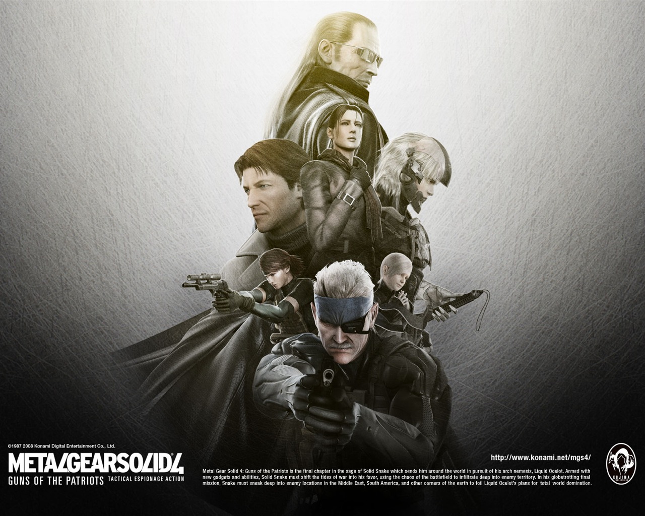 Metal Gear Solid 4: Guns of Patriots los fondos de pantalla #2 - 1280x1024