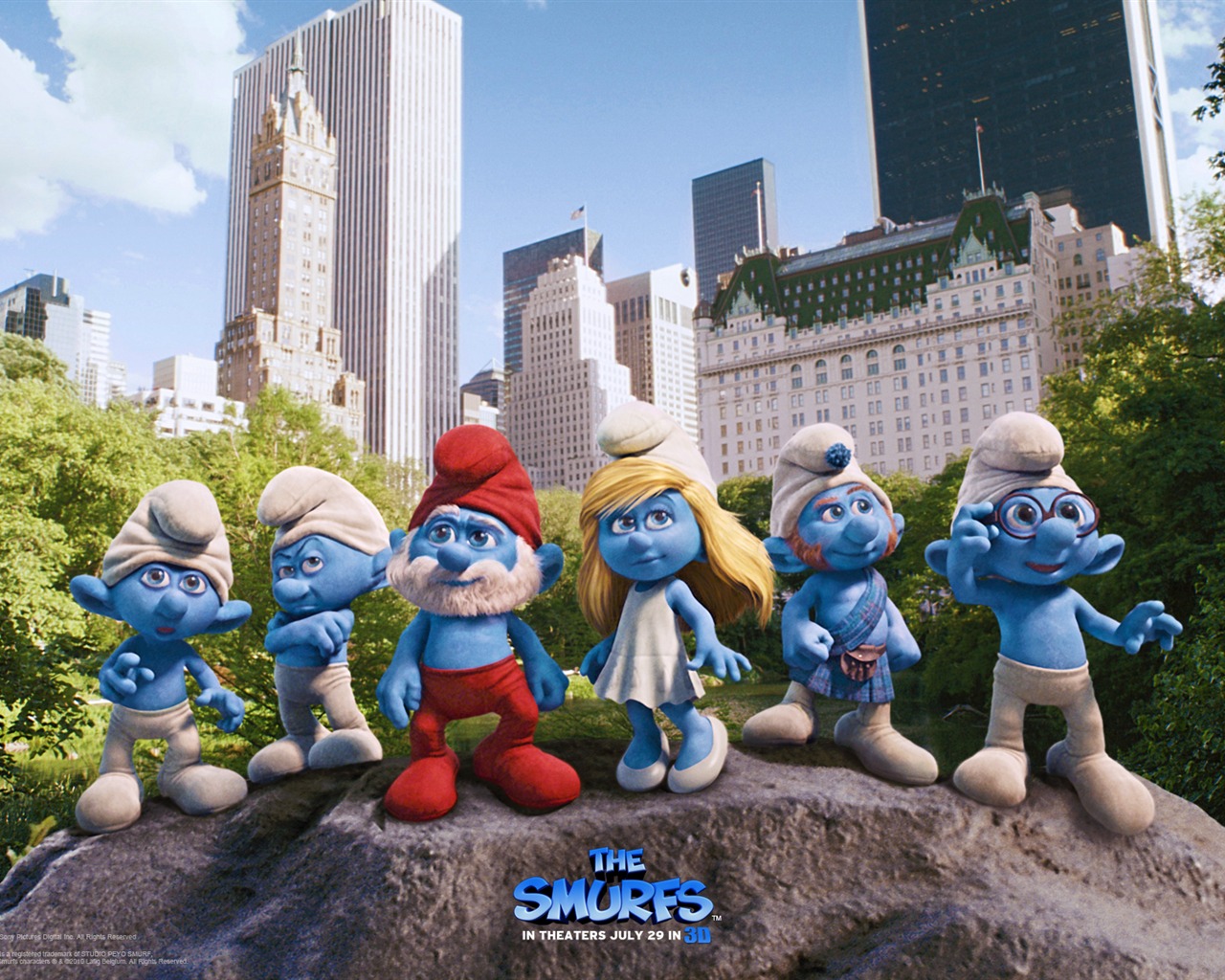 The Smurfs 蓝精灵 壁纸专辑1 - 1280x1024