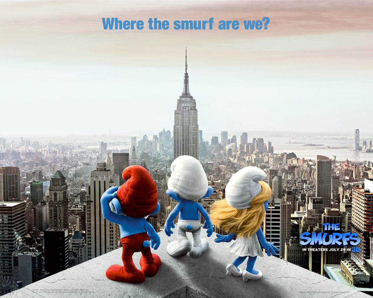 The Smurfs 藍精靈 壁紙專輯 #2 - 1280x1024