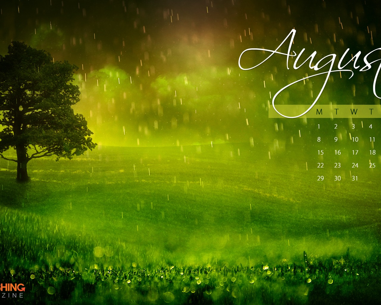 August 2011 calendar wallpaper (1) #17 - 1280x1024
