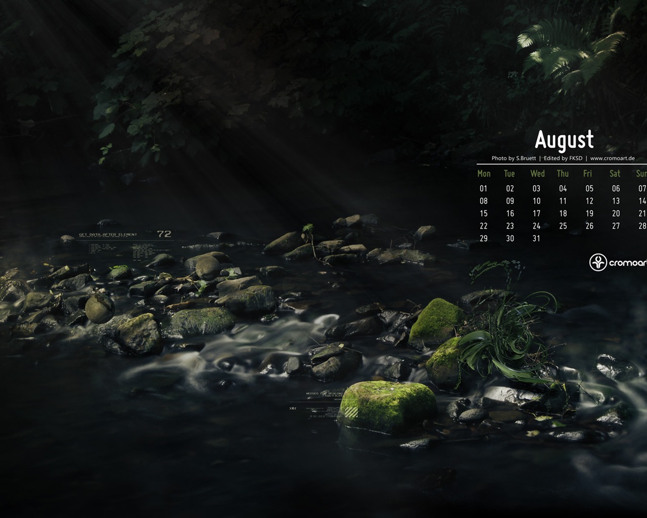 2011年8月 月曆壁紙(二) #20 - 1280x1024