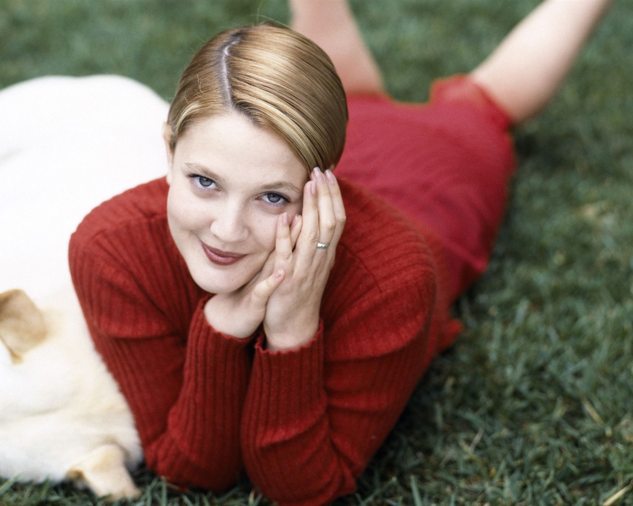 Drew Barrymore 德魯·巴里摩爾 美女壁紙 #9 - 1280x1024