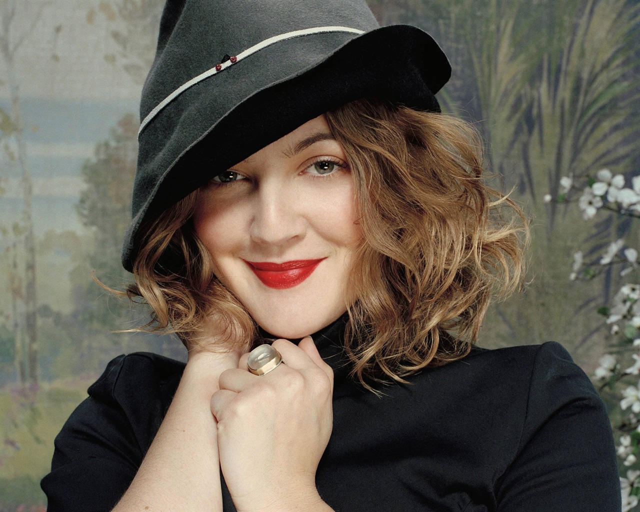 Drew Barrymore hermoso fondo de pantalla #18 - 1280x1024