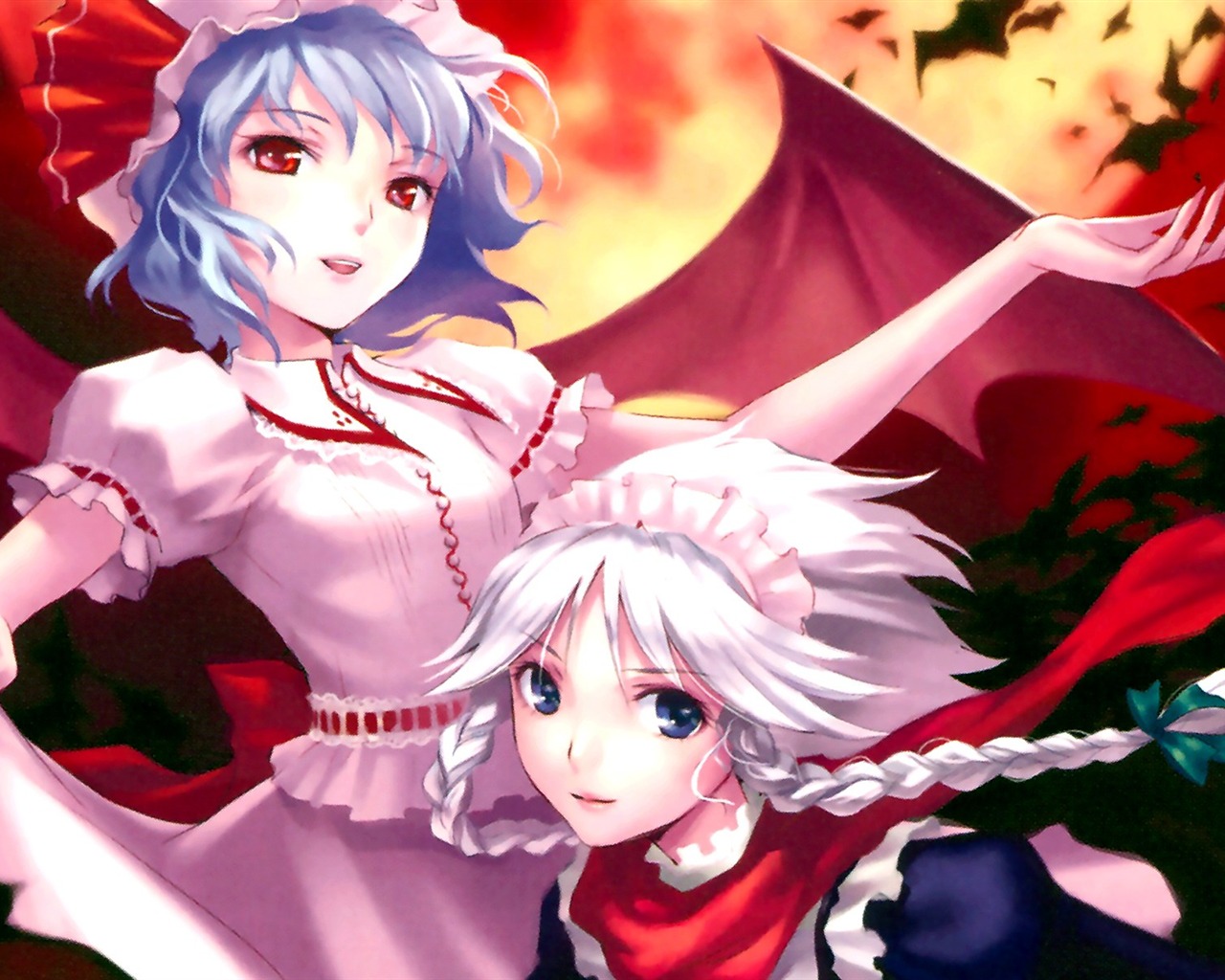 Anime girl HD tapety na plochu #4 - 1280x1024