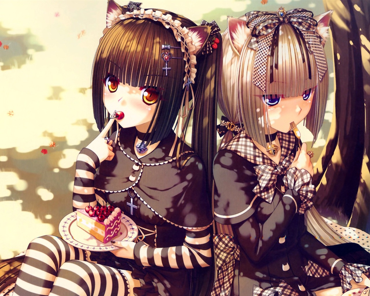 Anime girl HD tapety na plochu #13 - 1280x1024