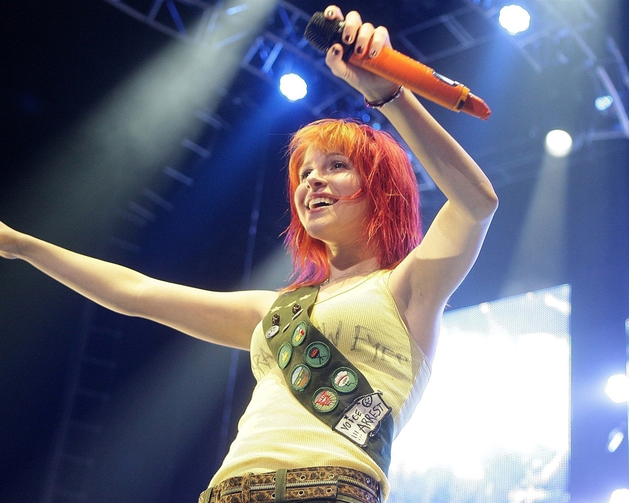 Hayley Williams krásnou tapetu #13 - 1280x1024