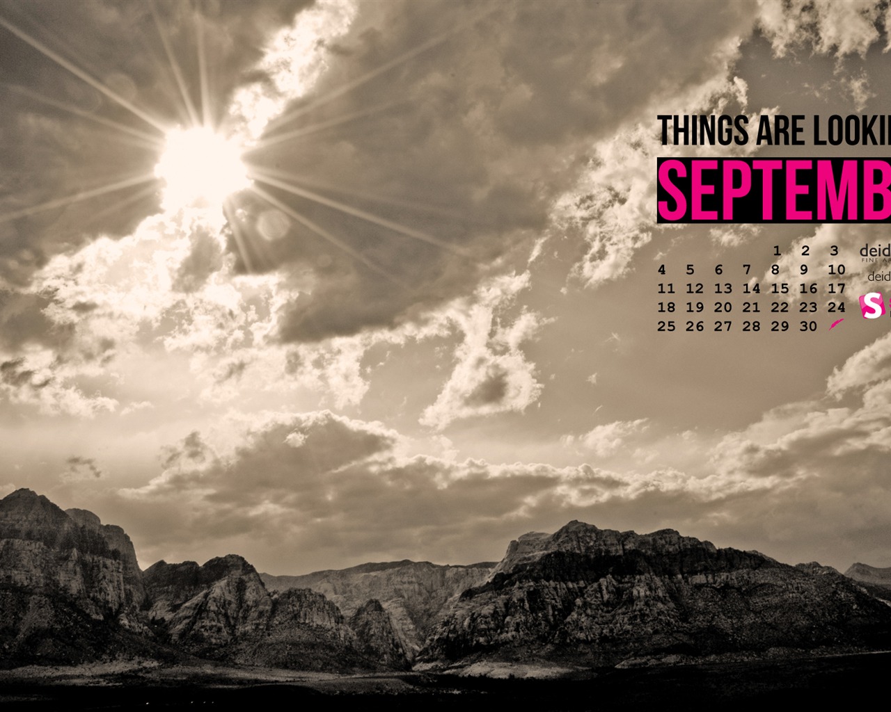 September 2011 Kalender Wallpaper (2) #14 - 1280x1024