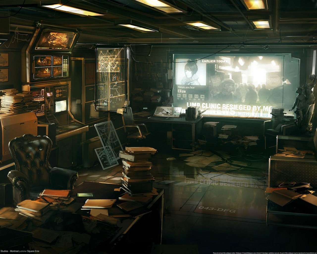 Deus Ex: Human Revolution 杀出重围3：人类革命 高清壁纸6 - 1280x1024