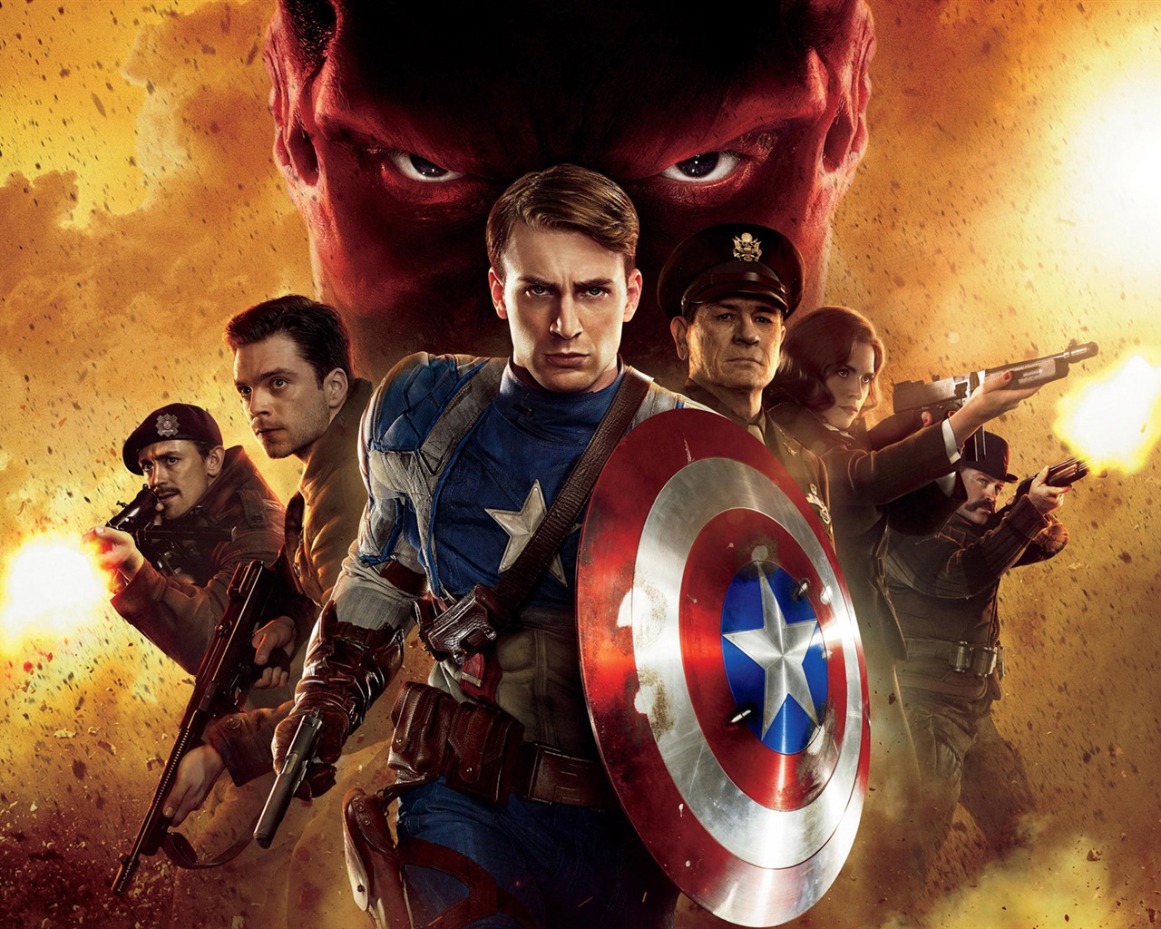 Captain America: The First Avenger 美國隊長 高清壁紙 #1 - 1280x1024
