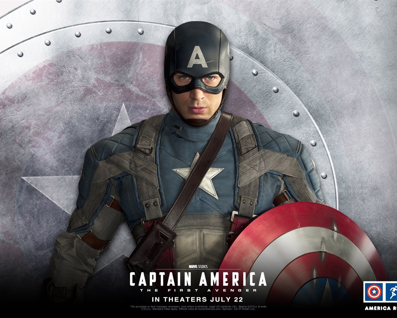 Kapitán Amerika: První Avenger HD tapety na plochu #4 - 1280x1024