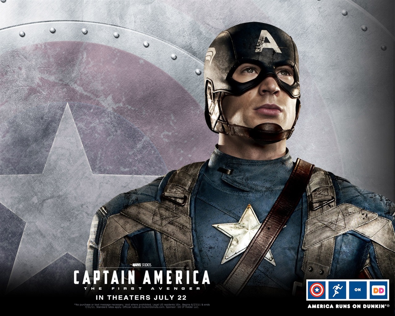Kapitán Amerika: První Avenger HD tapety na plochu #5 - 1280x1024