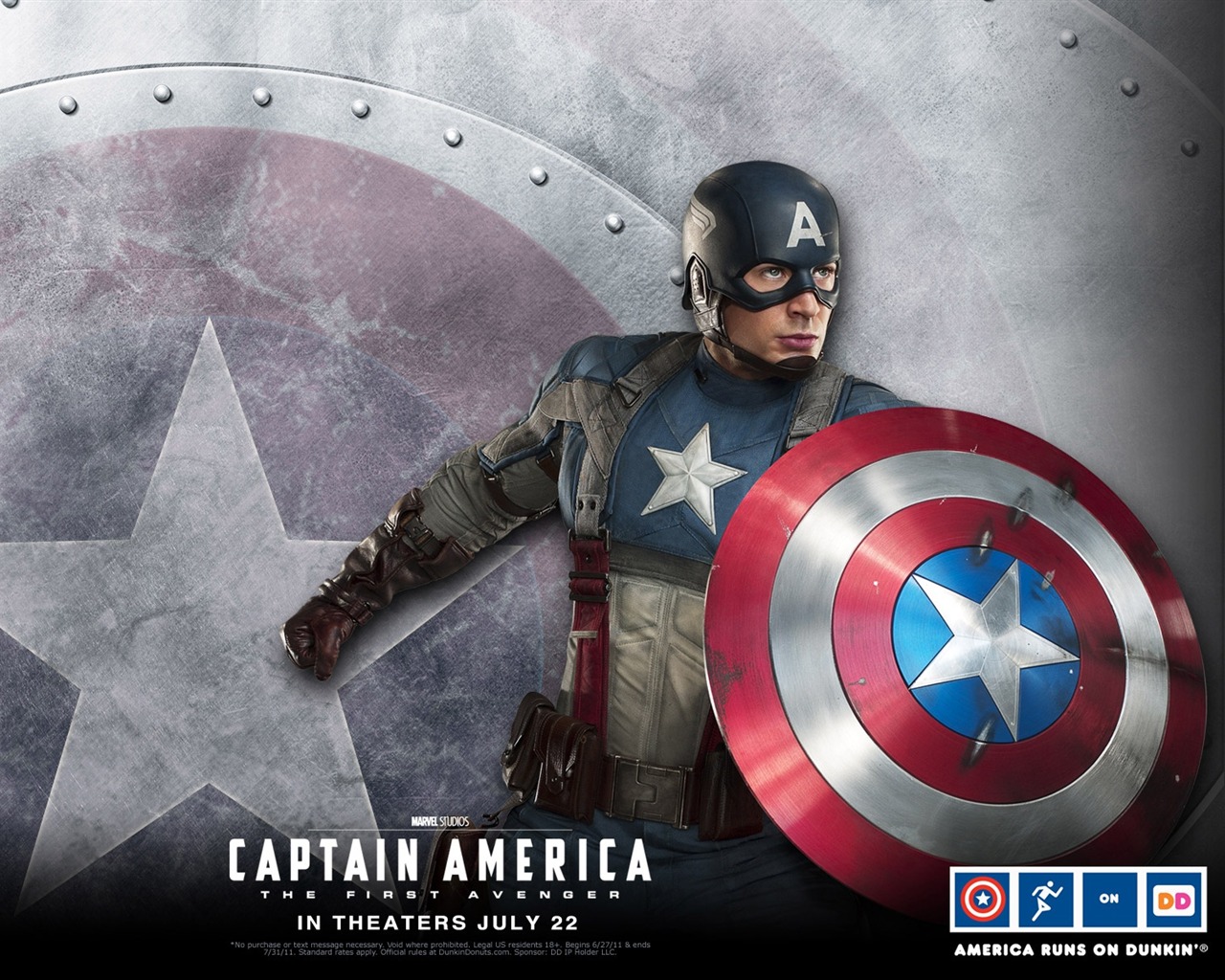 Kapitán Amerika: První Avenger HD tapety na plochu #6 - 1280x1024