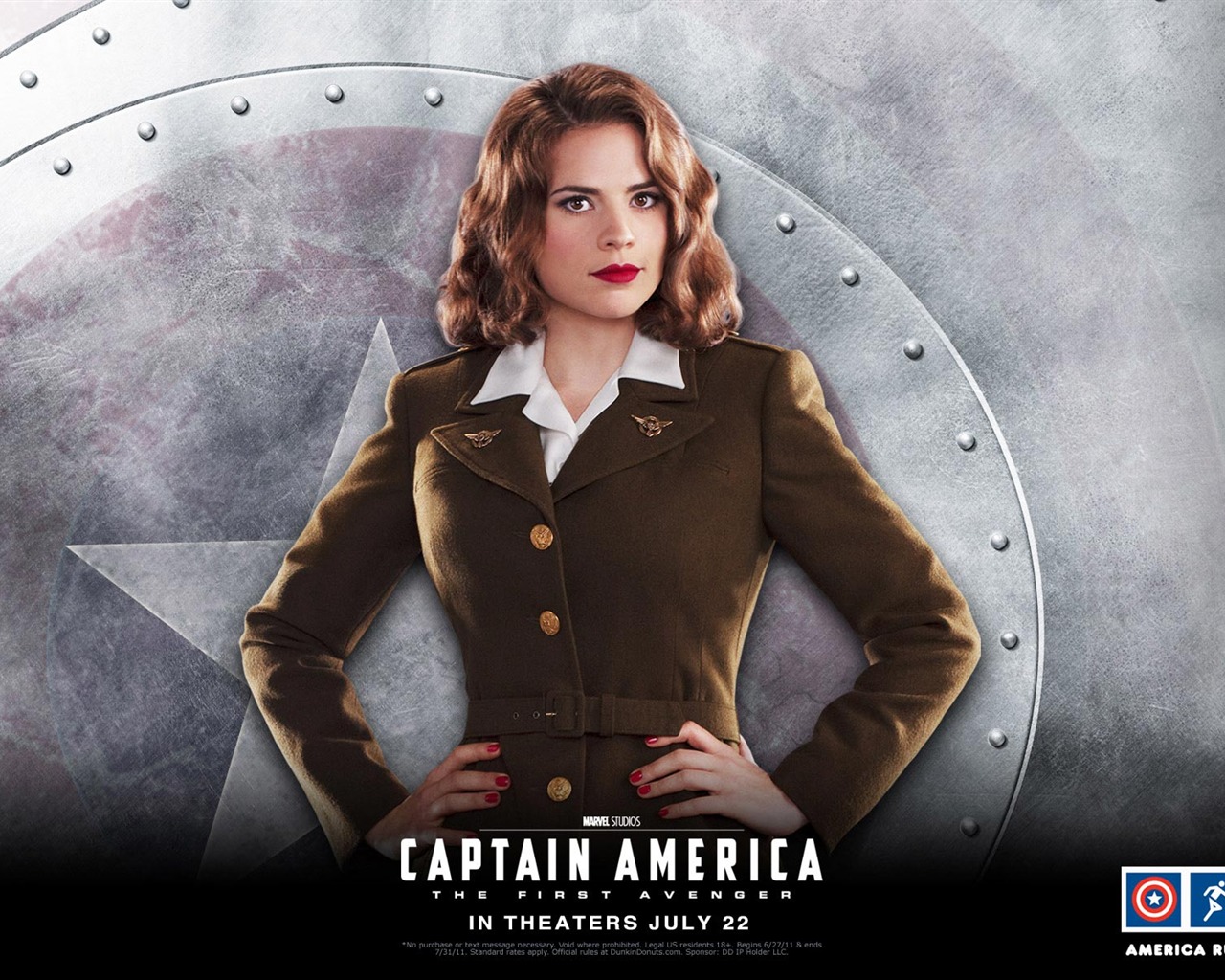 Kapitán Amerika: První Avenger HD tapety na plochu #8 - 1280x1024